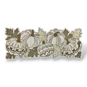 Centerpiece Pumpkins Beaded ~Bed Bath & Beyond ~ 34" x 14" Table Runner